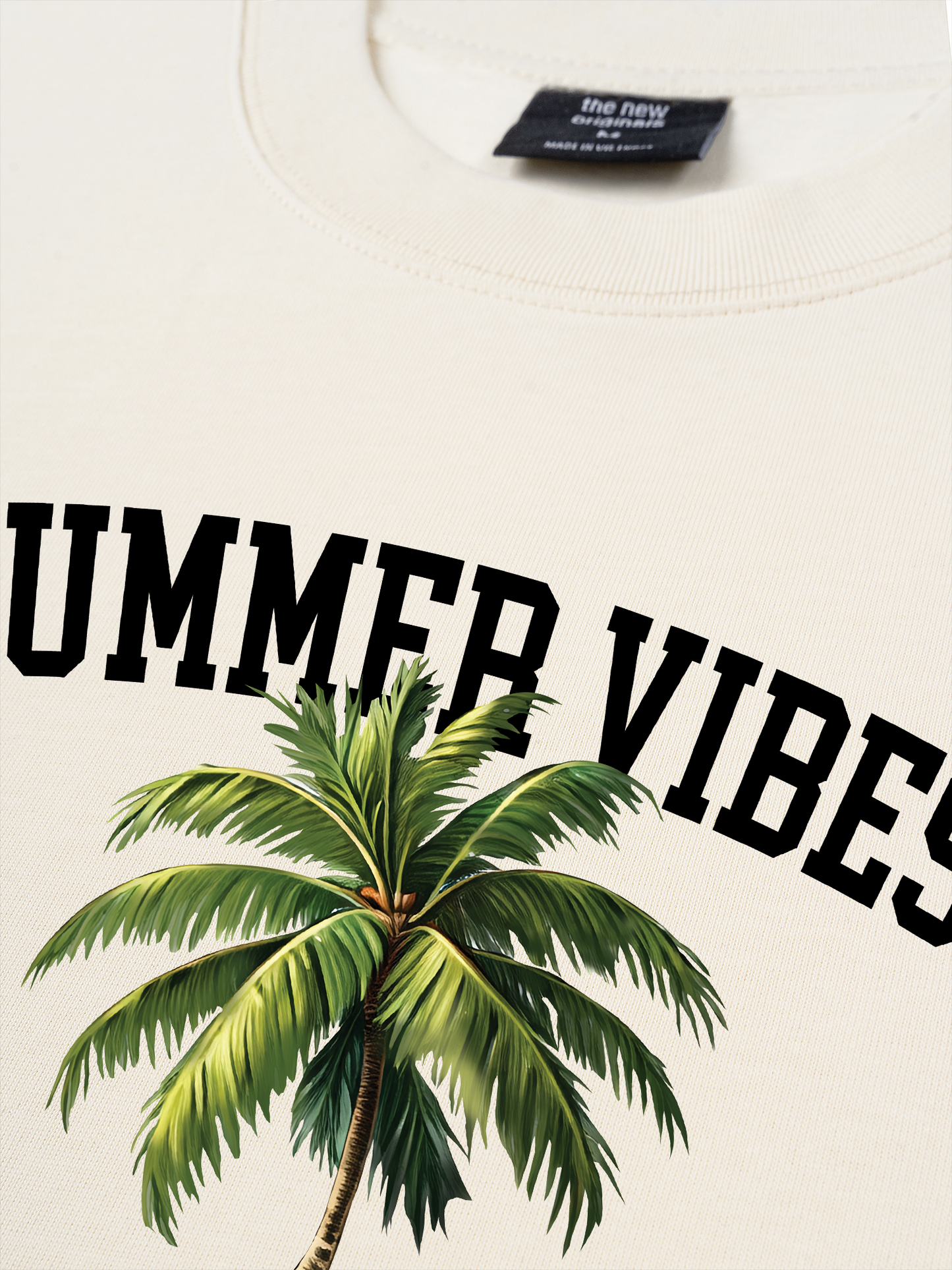 Áo Thun Relaxed Fit Summer Vibes Coconut