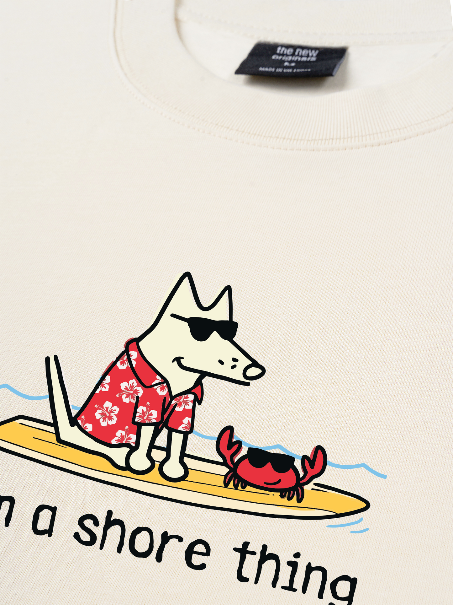 Áo Thun Relaxed Fit Go Outside I'm A Shore Thing