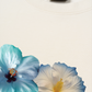 Áo Thun Relaxed Fit Summer Vibes Souble Blue Flower