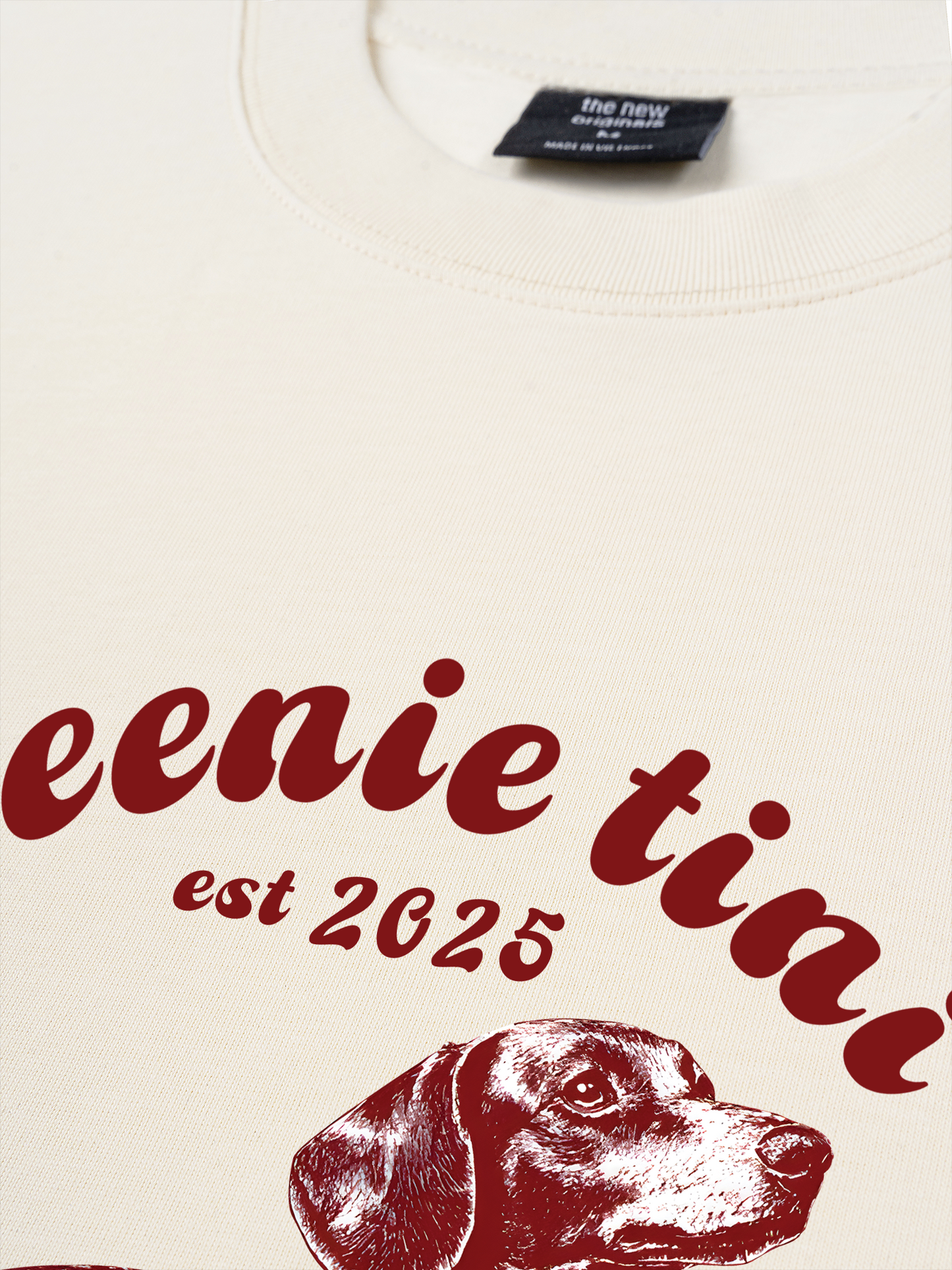 Áo Thun Relaxed Fit Weenie Tini Dachshund
