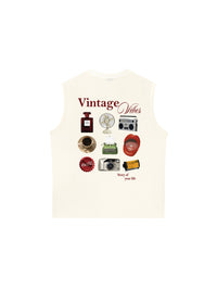 Áo Ba Lỗ Relaxed Fit Vintage Vibes - Story Of Your Life