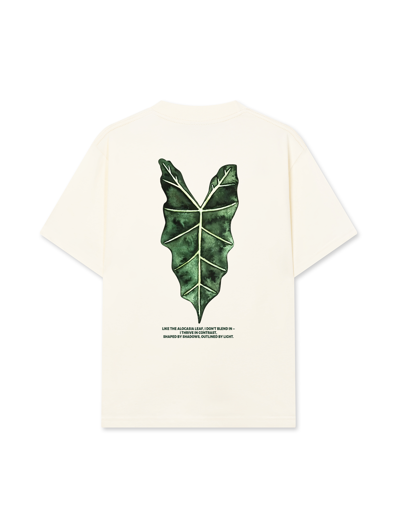 Áo Thun Relaxed Fit TROPICAL Alocasia Leaf