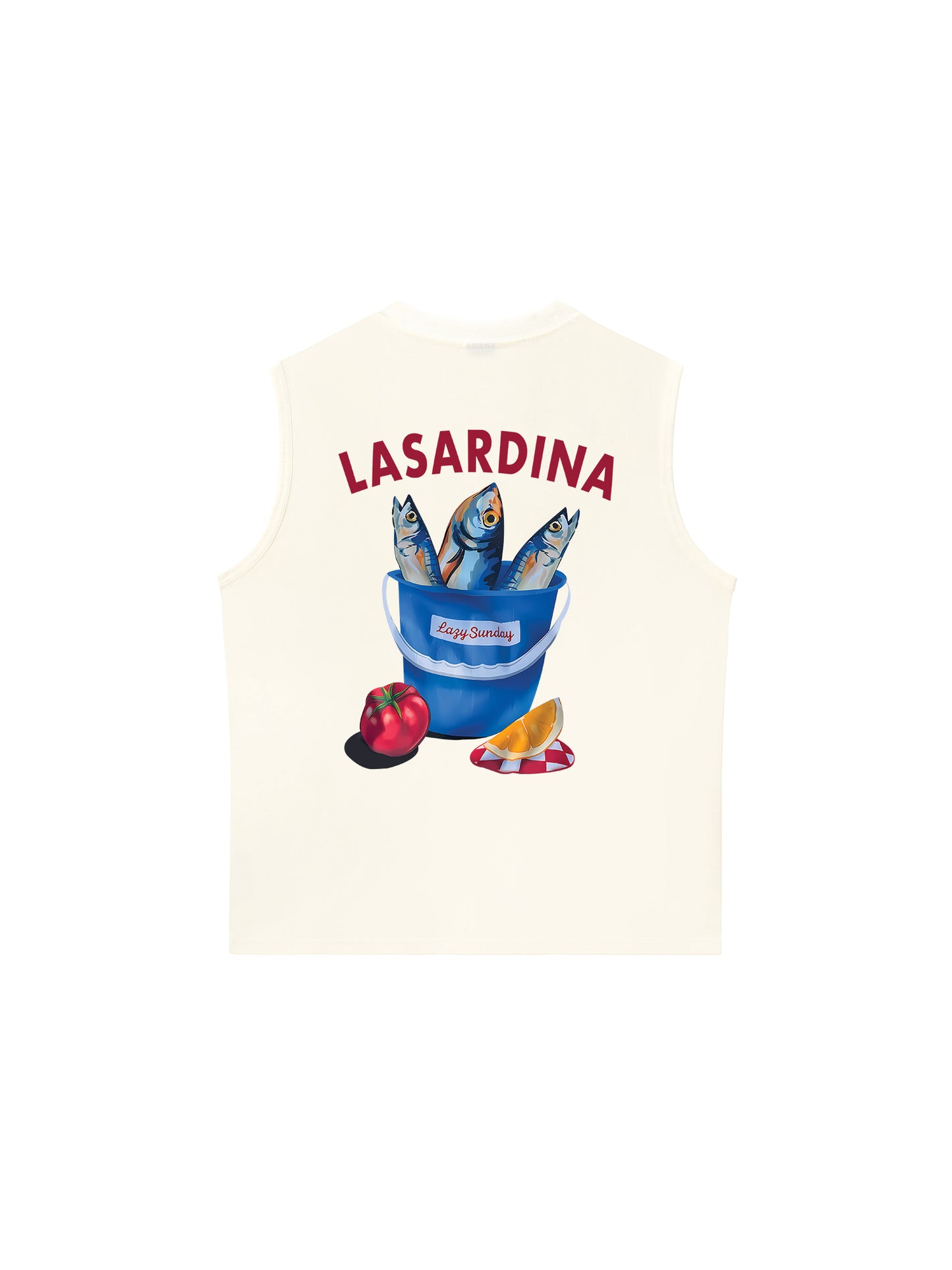 Áo Ba Lỗ Relaxed Fit Ocean Lasardina