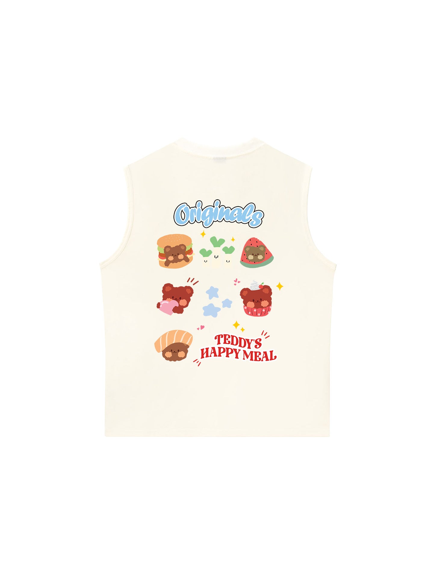 Áo Ba Lỗ Relaxed Fit Teddy Land Teddy_s Happy Meal