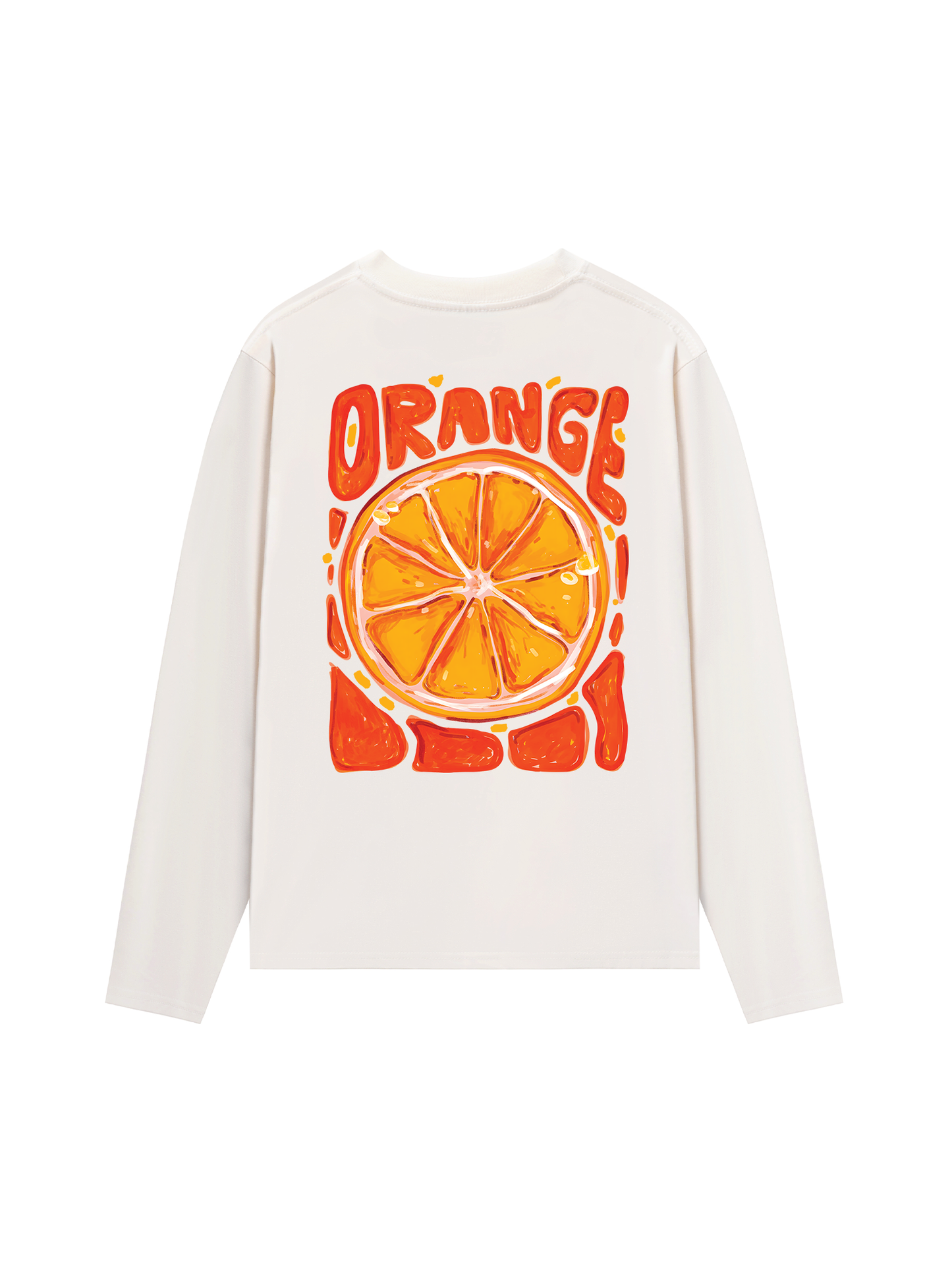 Áo Thun Dài Tay Summer Vibes Orange