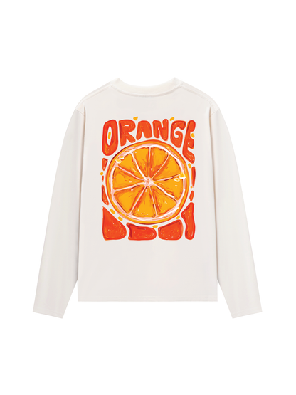 Áo Thun Dài Tay Summer Vibes Orange