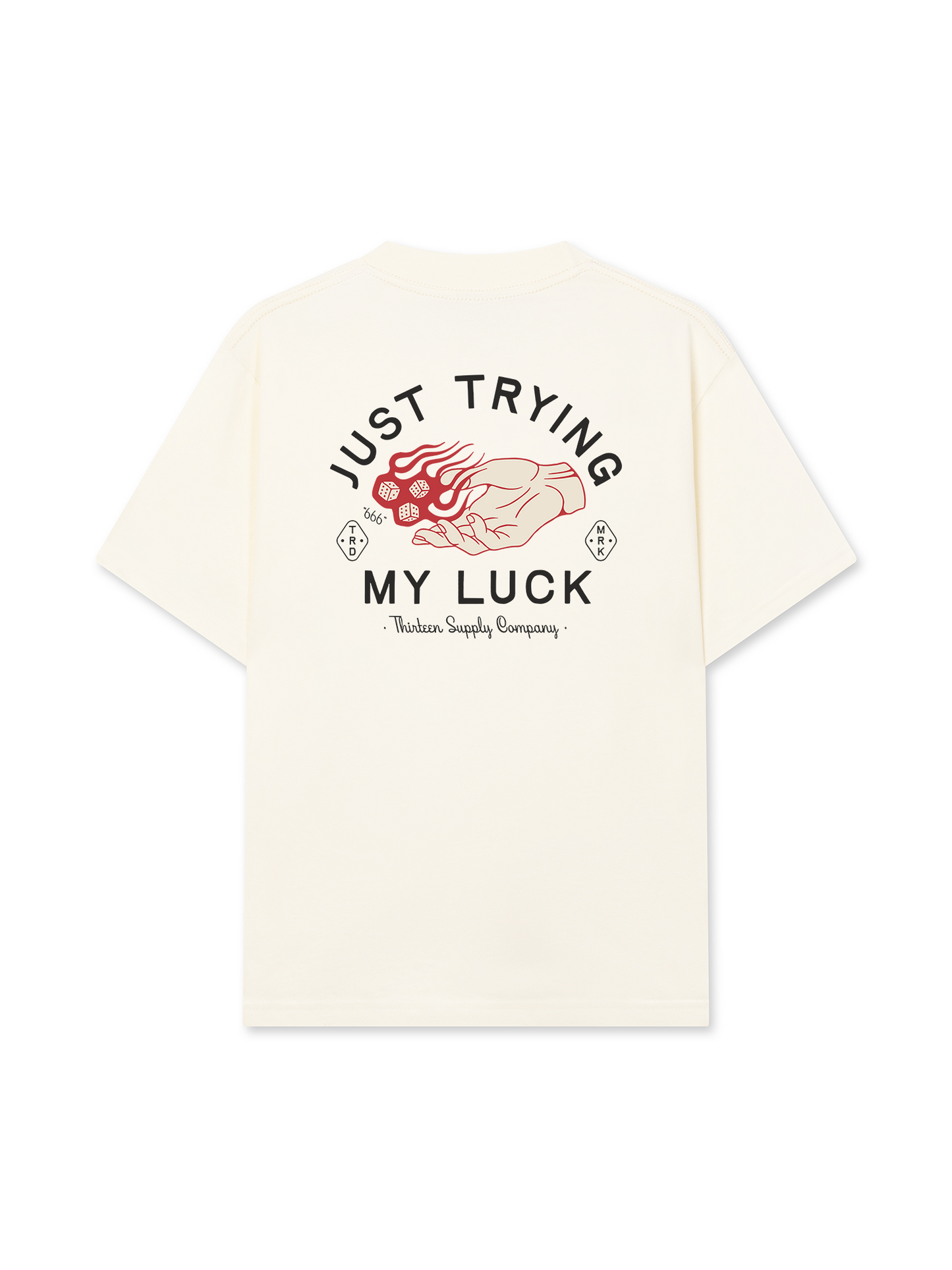 Áo Thun Relaxed Fit Just Trying My Luck