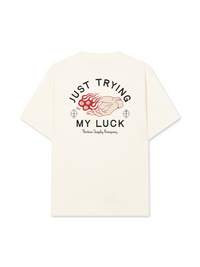 Áo Thun Relaxed Fit Just Trying My Luck
