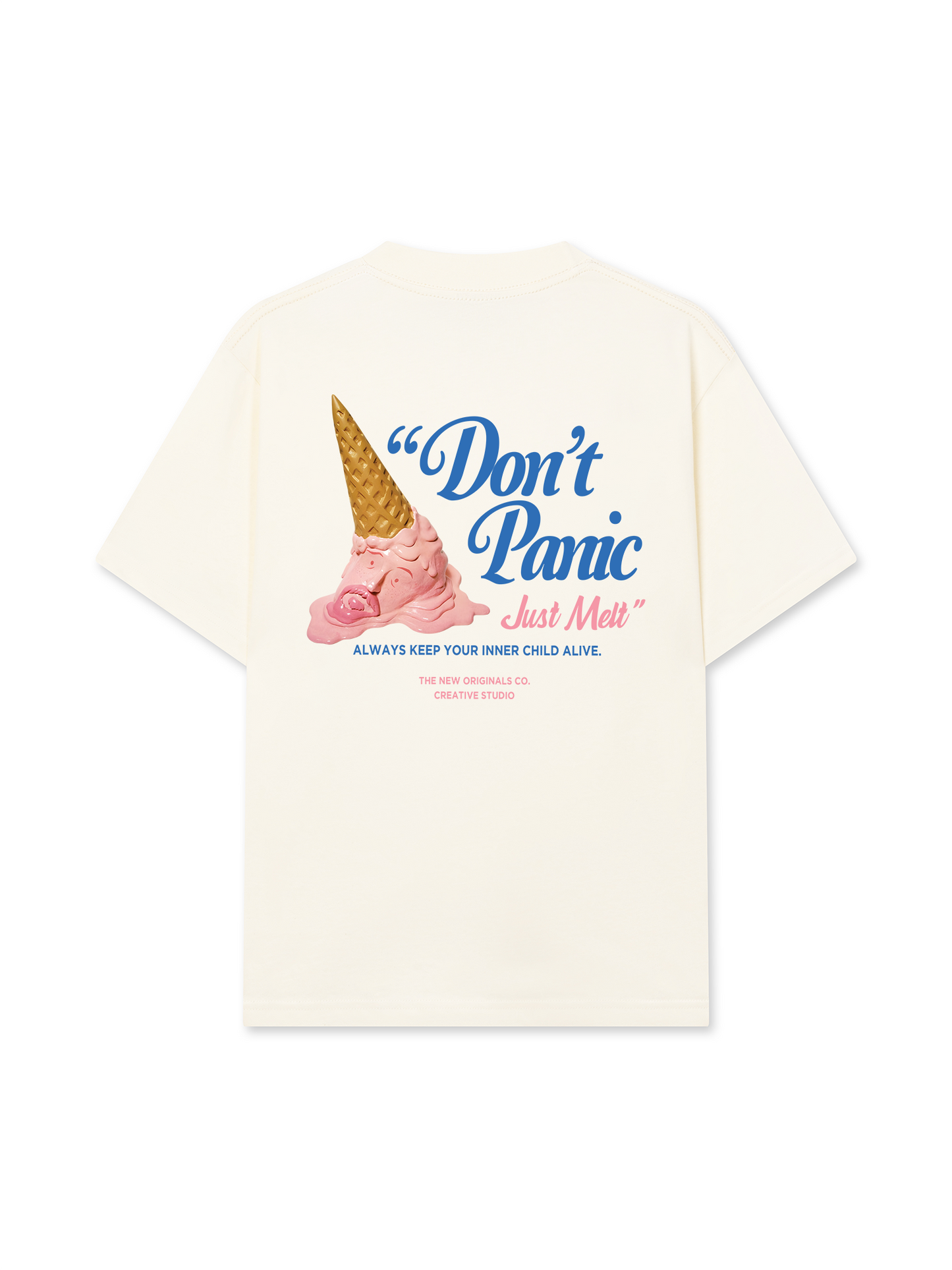 Áo Thun Relaxed Fit Don't Panic Just Melt