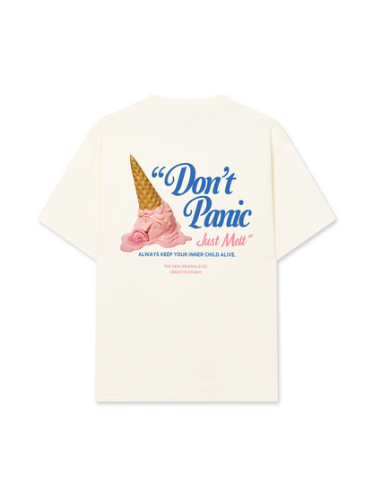 Áo Thun Relaxed Fit Don't Panic Just Melt