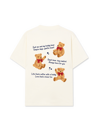 Áo Thun Relaxed Fit Teddy Land Teddy Red Bow