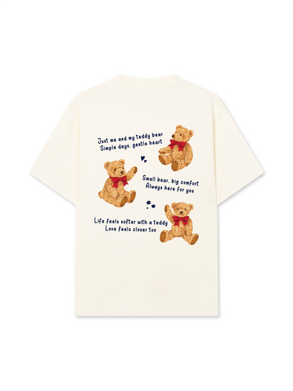 Áo Thun Relaxed Fit Teddy Land Teddy Red Bow