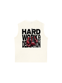 Áo Ba Lỗ Relaxed Fit Fitnes Hard Work And Dedication