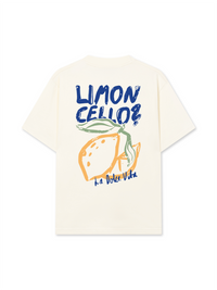 Áo Thun Relaxed Fit Blue And Yellow Limon Cello