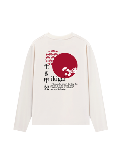 Áo Thun Dài Tay Ikigai A Reason For Being