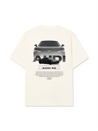 Áo Thun Relaxed Fit CAR AUDI Black & White