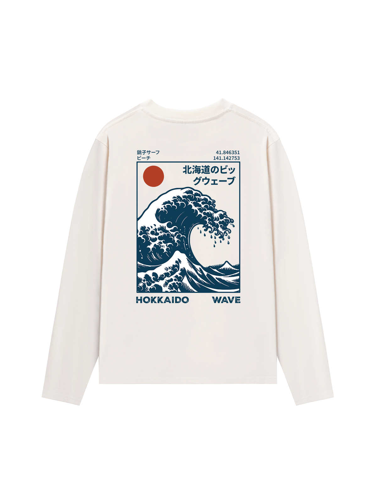 Áo Thun Dài Tay Hokkaido Wave