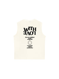 Áo Ba Lỗ Relaxed Fit Life Vibe With Love