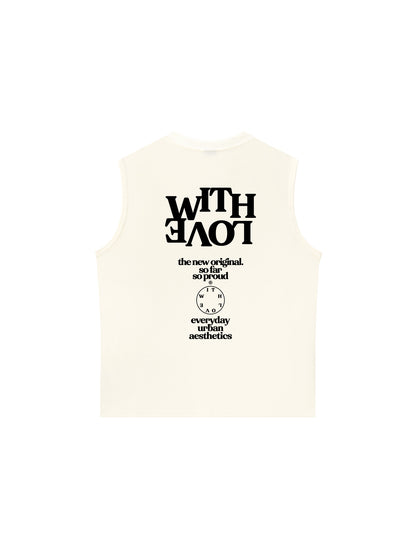 Áo Ba Lỗ Relaxed Fit Life Vibe With Love