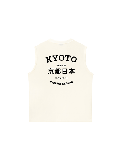 Áo Ba Lỗ Relaxed Fit Kyoto Japan