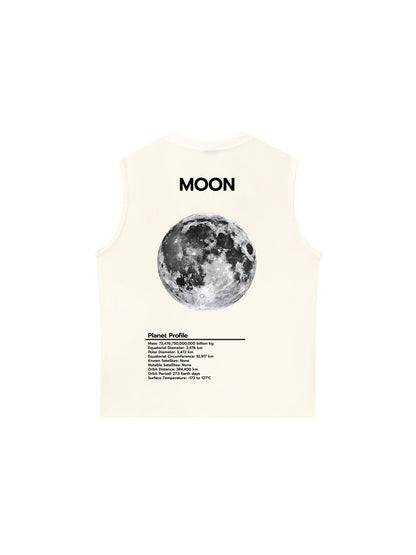 Áo Ba Lỗ Relaxed Fit The Planet Profile Moon