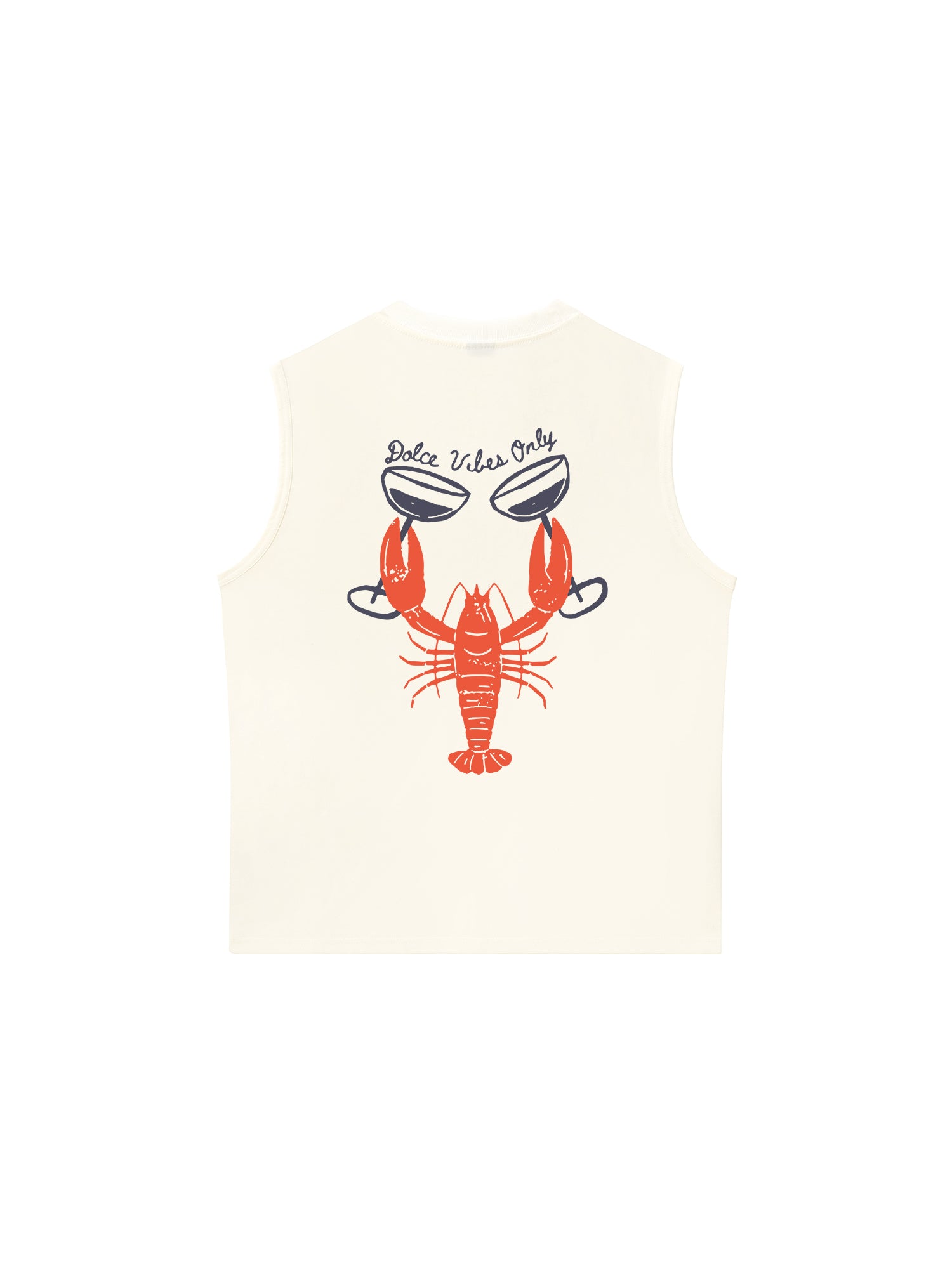 Áo Ba Lỗ Relaxed Fit Ocean Doilce Vibes Only
