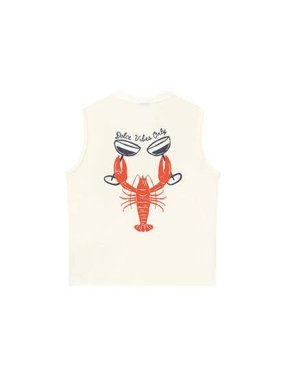 Áo Ba Lỗ Relaxed Fit Ocean Doilce Vibes Only