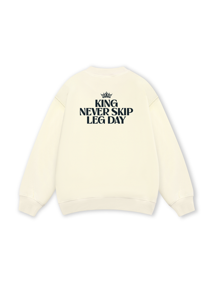 King Never Skip Leg Day Sweater