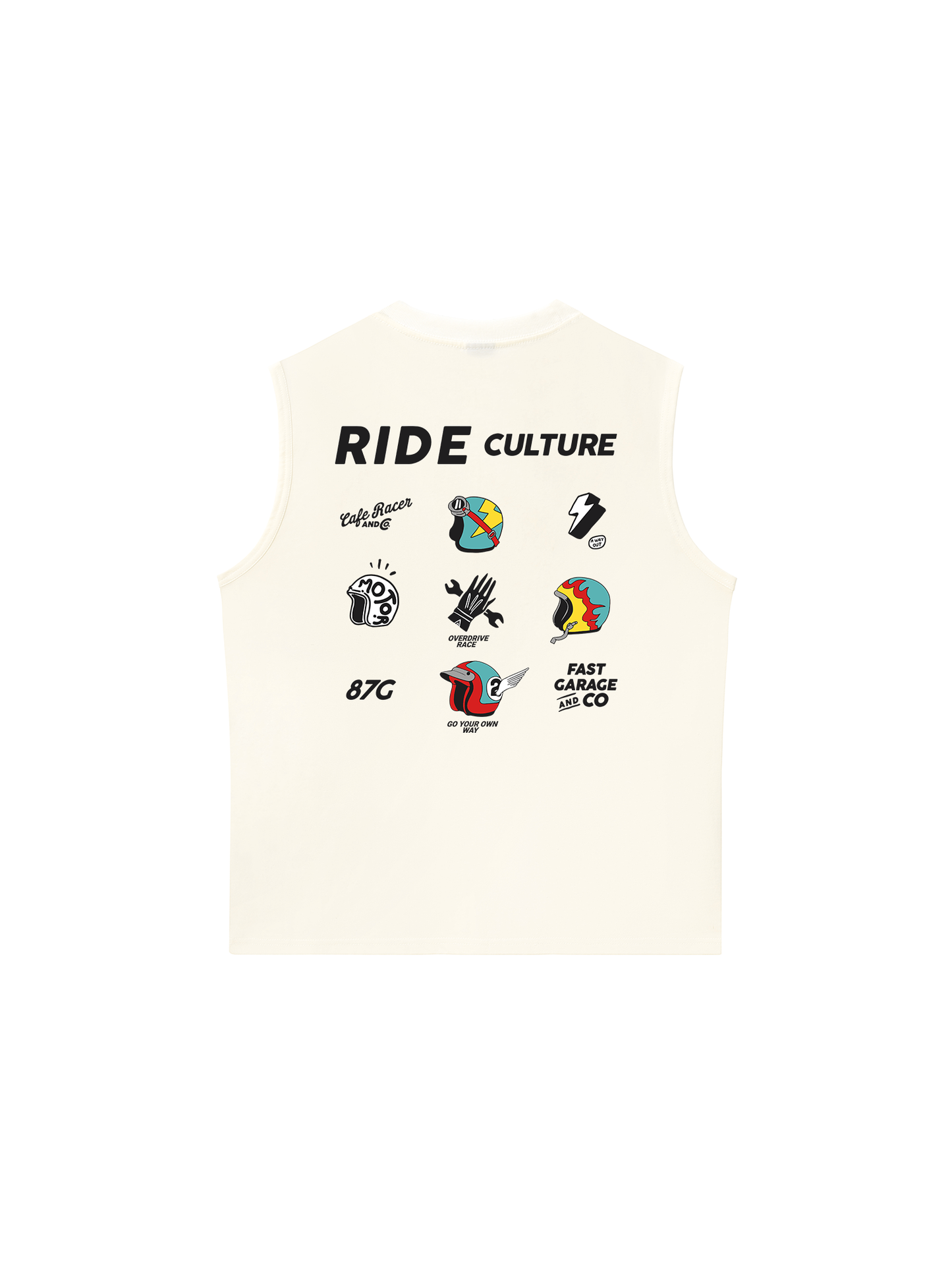 Áo Ba Lỗ Relaxed Fit Ride Culture