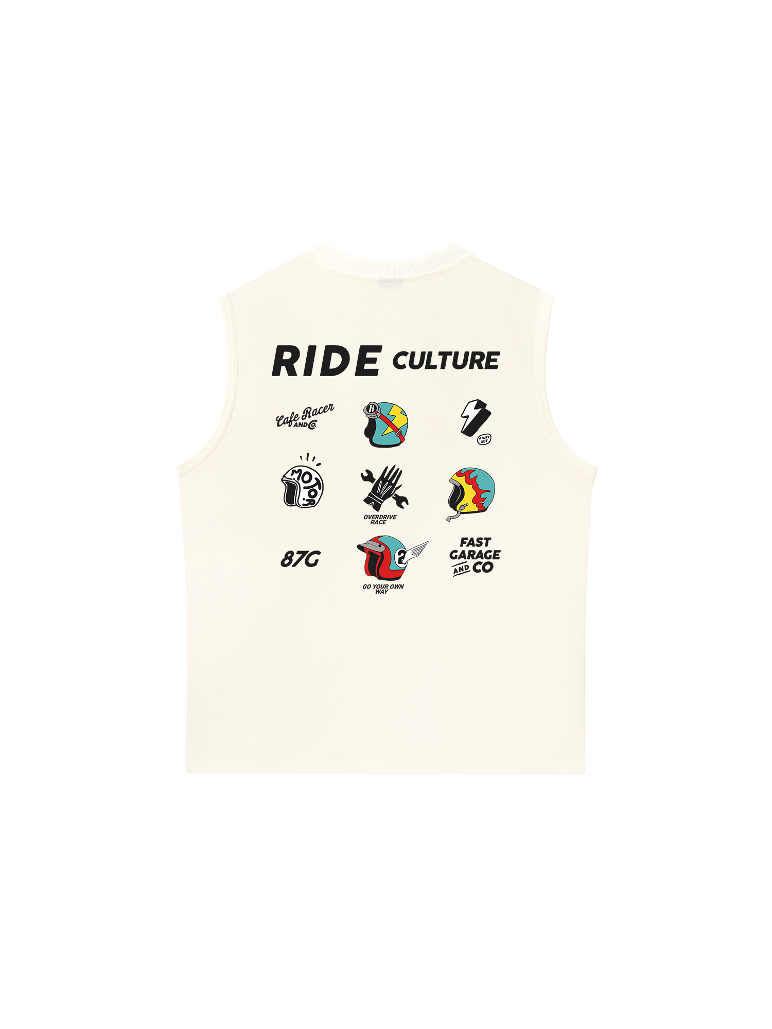 Áo Ba Lỗ Relaxed Fit Ride Culture