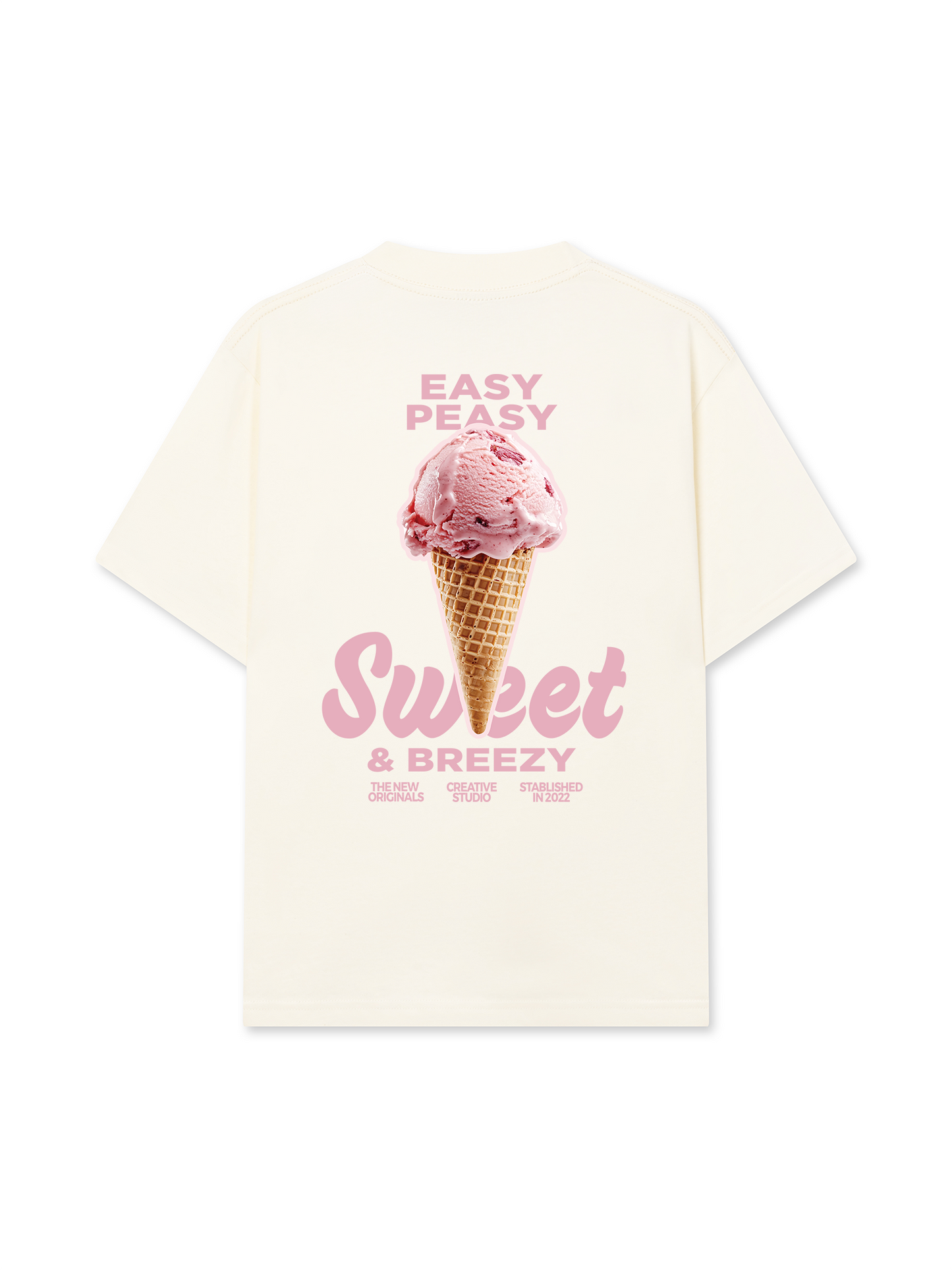 Áo Thun Relaxed Fit Easy Peasy Sweet & Breezy