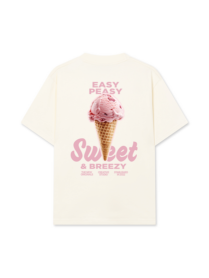Áo Thun Relaxed Fit Easy Peasy Sweet & Breezy