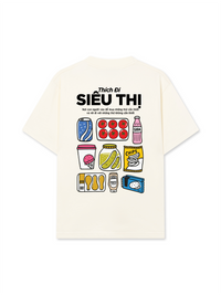 Áo Thun Relaxed Fit Thích Đi Siêu Thị