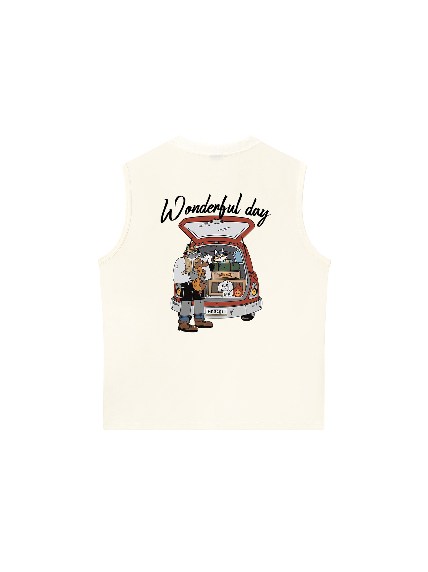 Áo Ba Lỗ Relaxed Fit Wonderful Day