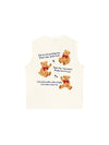 Áo Ba Lỗ Relaxed Fit Teddy Land Teddy Red Bow