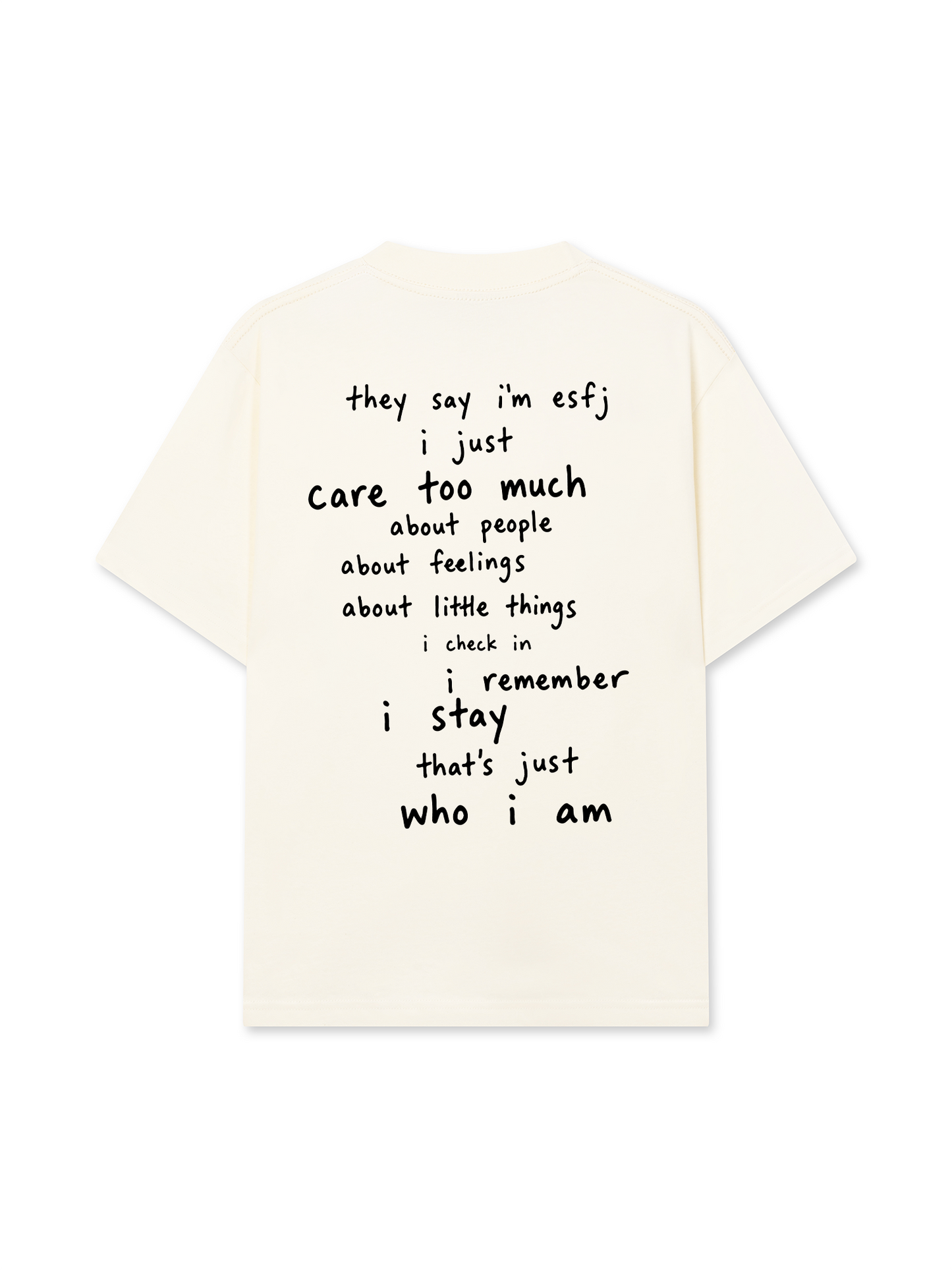 Áo Thun Relaxed Fit ESFJ MBTI
