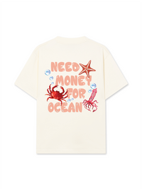Áo Thun Relaxed Fit Ocean Need Money For Ocean