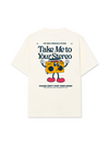 Áo Thun Relaxed Fit Take Me To Your Stereo