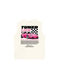 Áo Ba Lỗ Relaxed Fit CAR TunedPink