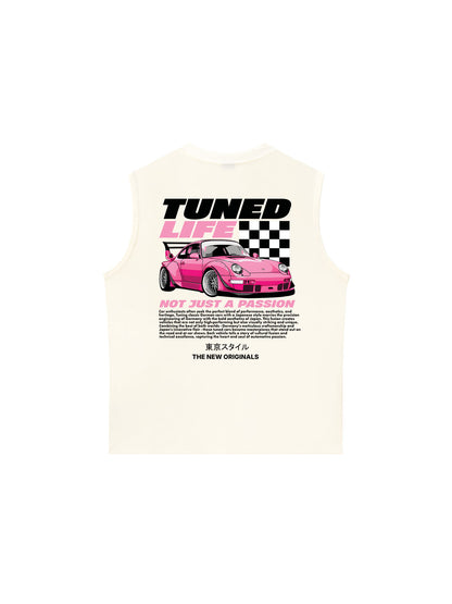Áo Ba Lỗ Relaxed Fit CAR TunedPink