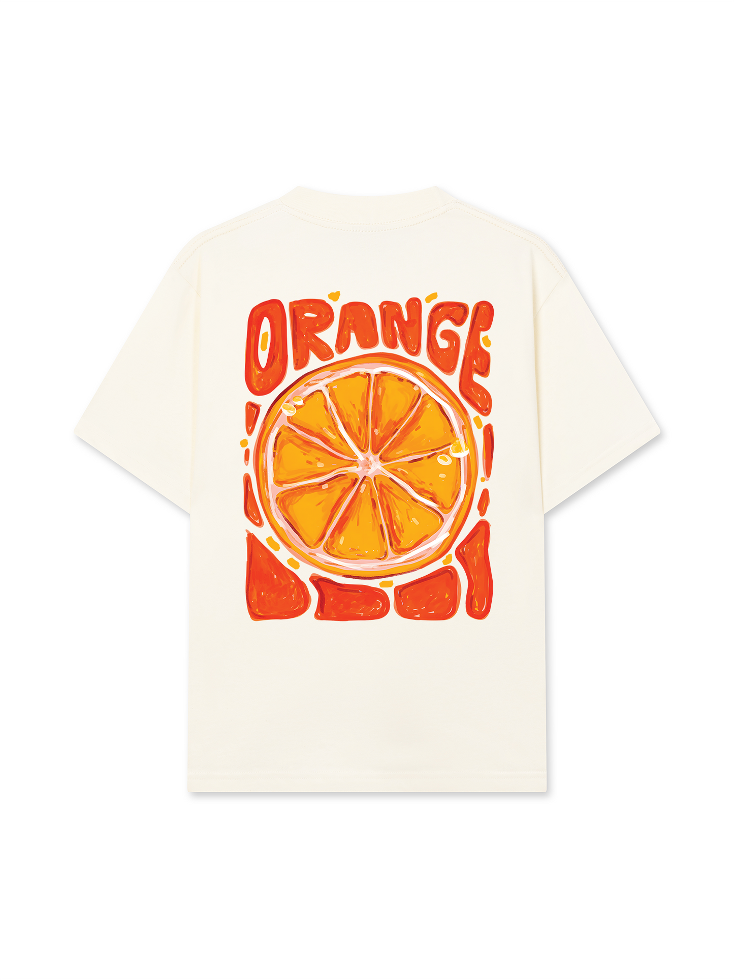 Áo Thun Relaxed Fit Summer Vibes Orange