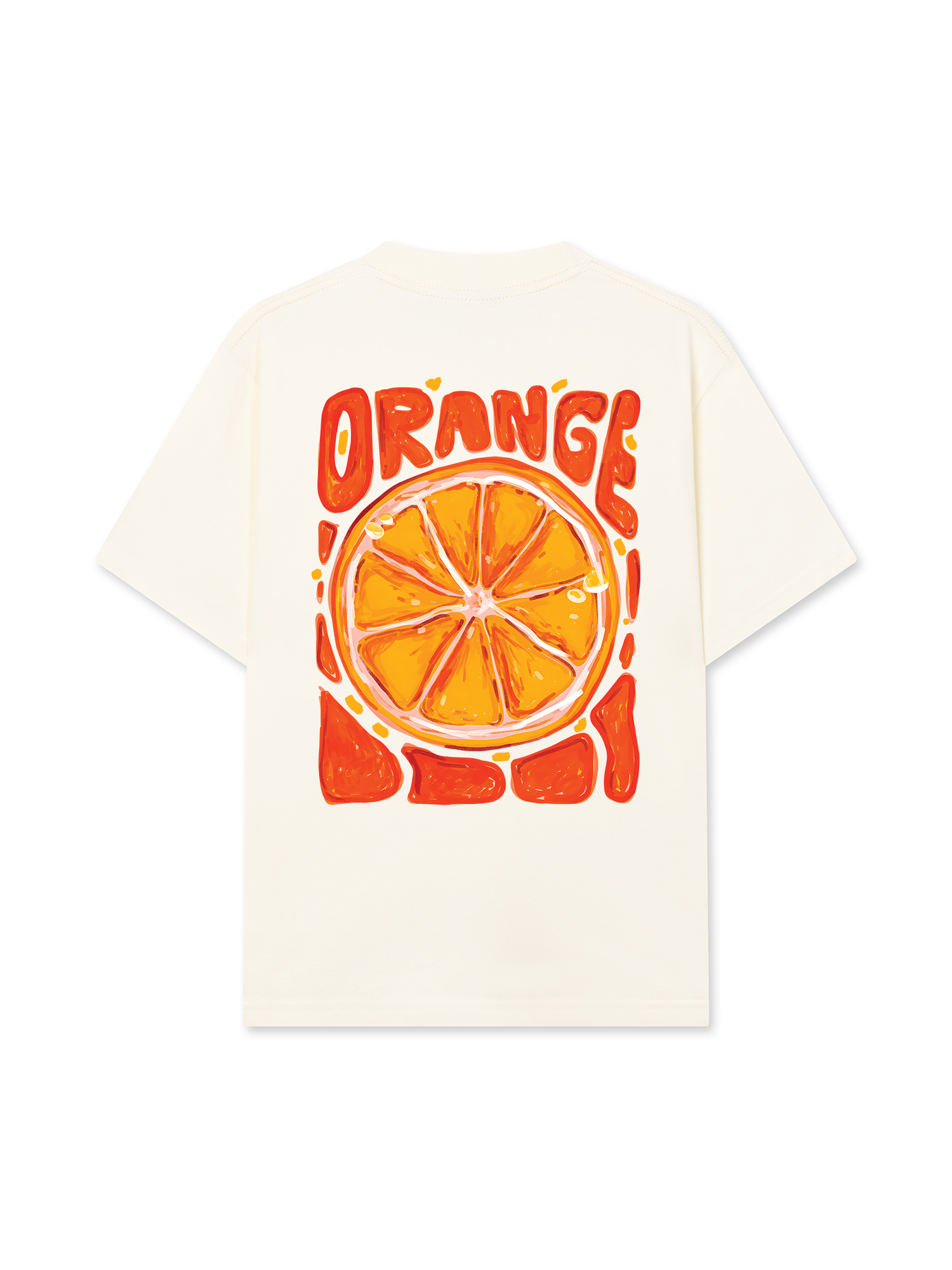Áo Thun Relaxed Fit Summer Vibes Orange