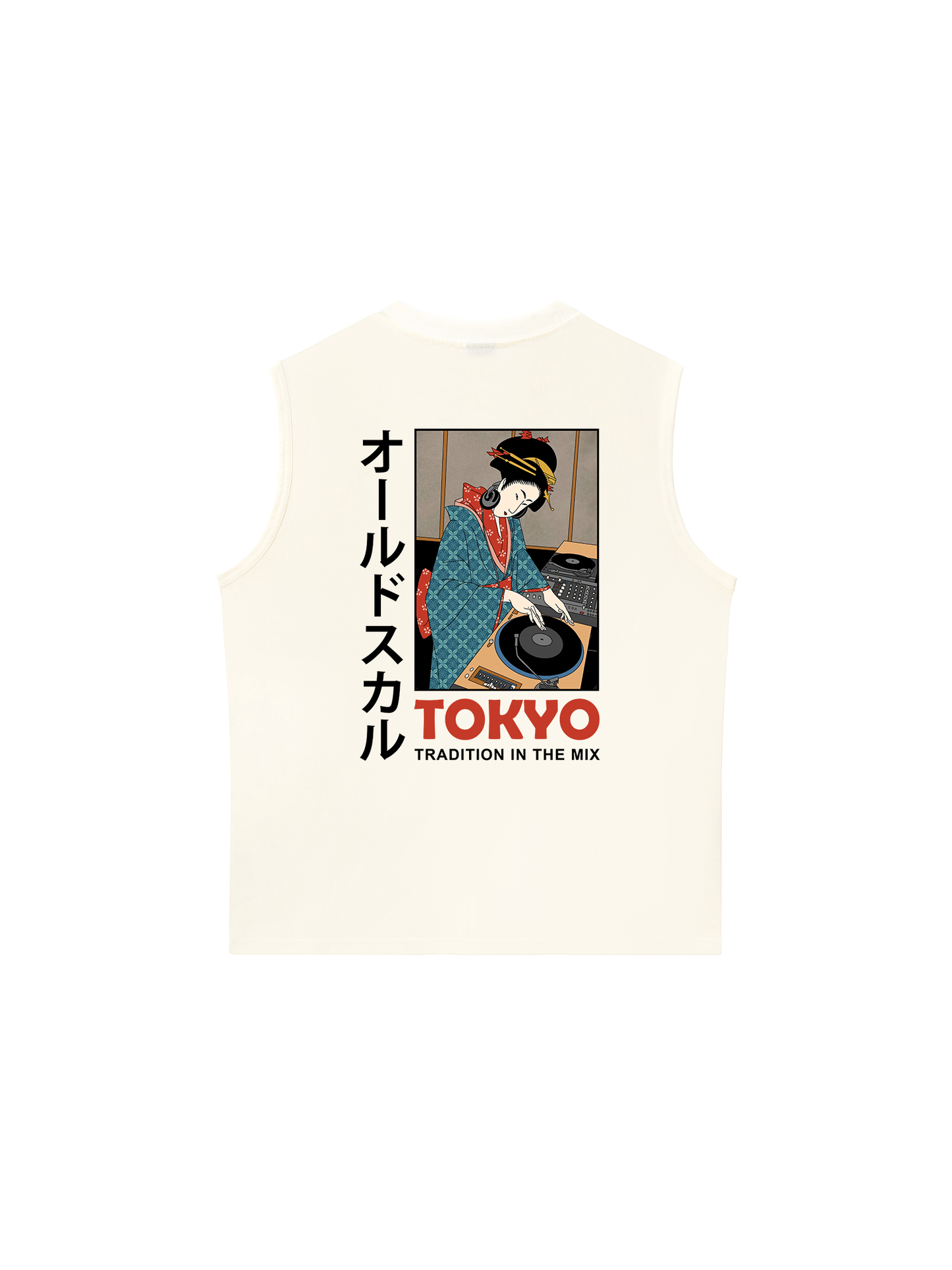 Áo Ba Lỗ Relaxed Fit Japan Spirit Tokyo Trandition In The Mix