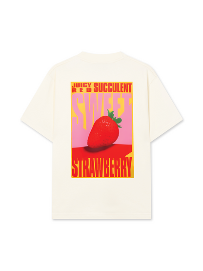 Áo Thun Relaxed Fit Summer Vibes Strawberry