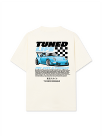 Áo Thun Relaxed Fit CAR TunedBlue