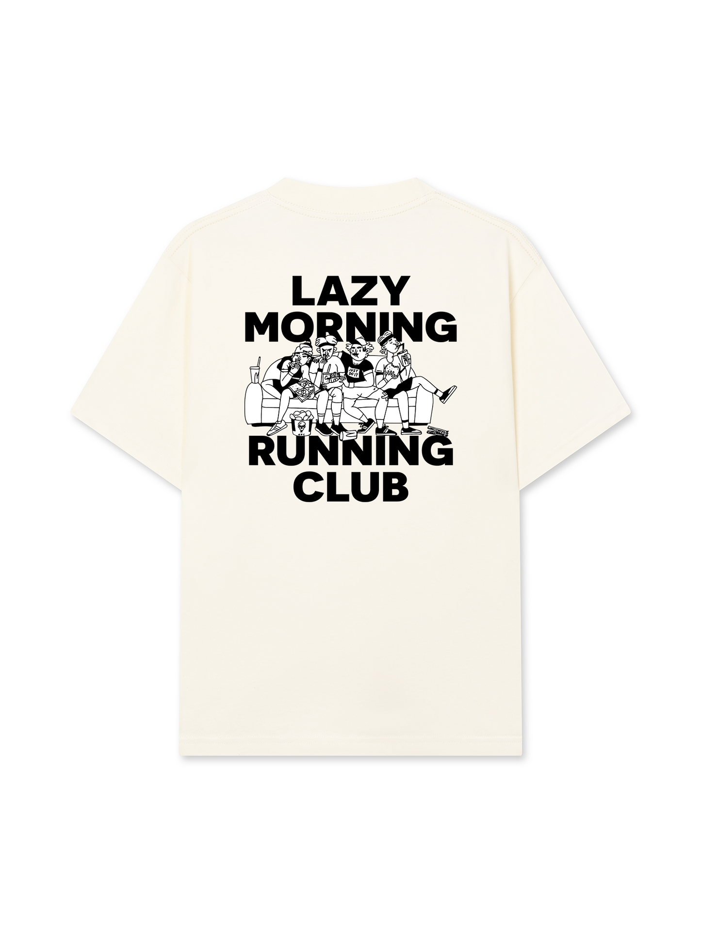 Áo Thun Relaxed Fit Lazy Morning Running Club