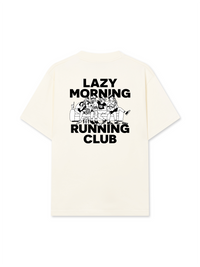 Áo Thun Relaxed Fit Lazy Morning Running Club