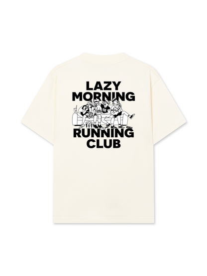 Áo Thun Relaxed Fit Lazy Morning Running Club