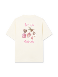 Áo Thun Relaxed Fit Summer Vibes The Sea Calls Me