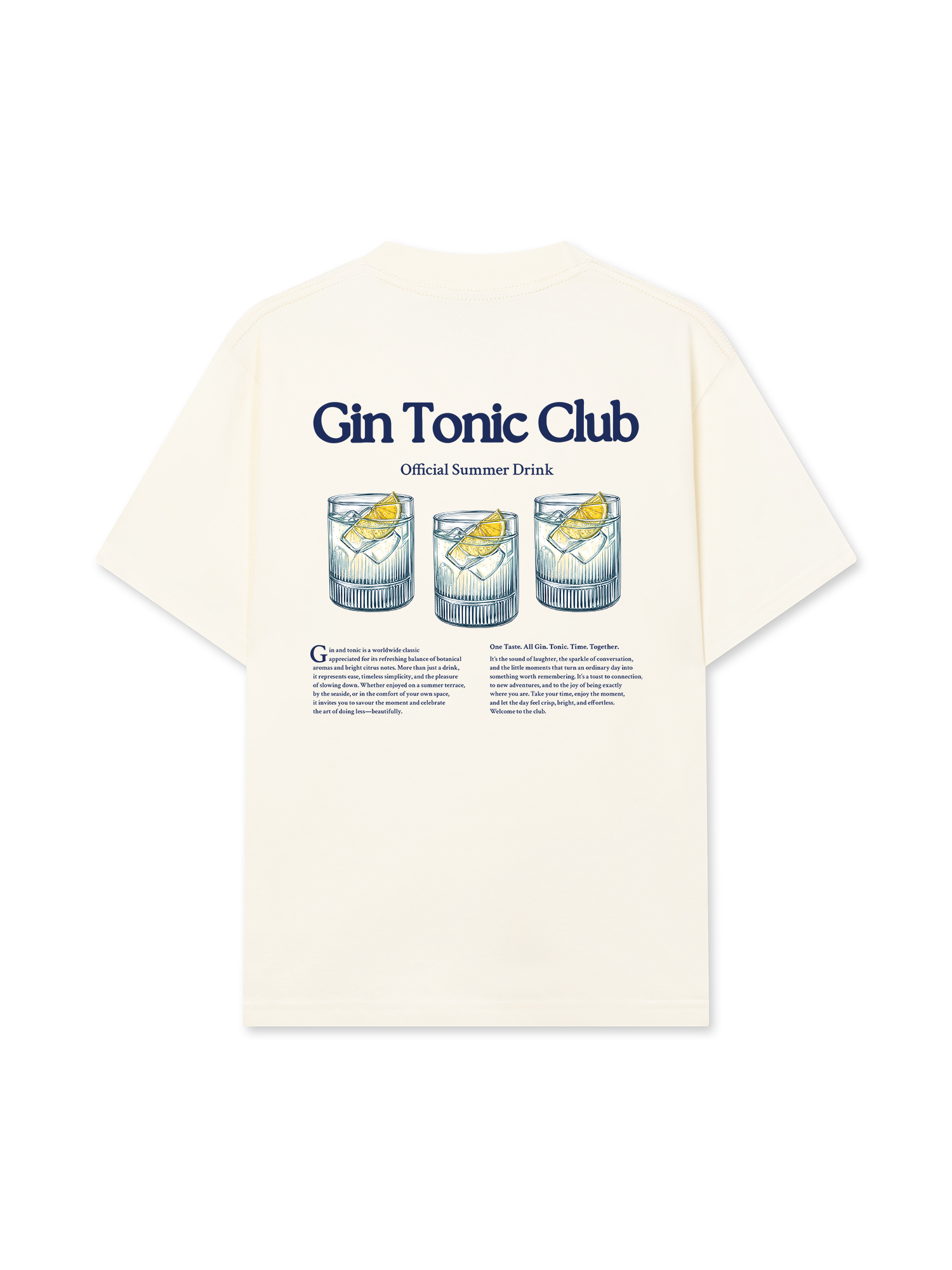 Áo Thun Relaxed Fit Gin Tonic Club